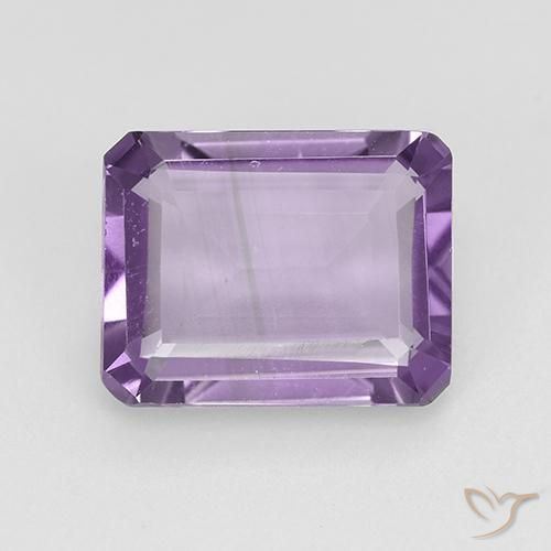1.91ct Natural Violeta medio Amatista, corte esmeralda, VVS