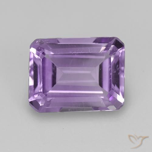 2.25ct Natural Violeta medio Amatista, corte esmeralda, VVS-VS