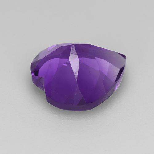 Amatista Violeta intenso natural de 1.50 ct, Forma de corazón, VS