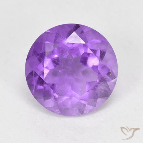 1.78ct Natural Violeta medio Amatista, Redondo, VS