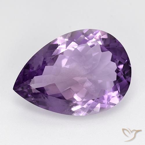 9.04ct Natural Violeta oscuro Amatista, En forma de pera, VS