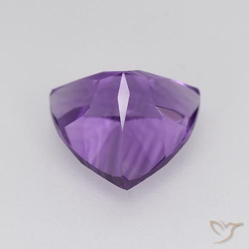 Amatista Violeta medio natural de 1.64 ct, Trillón, VVS-VS