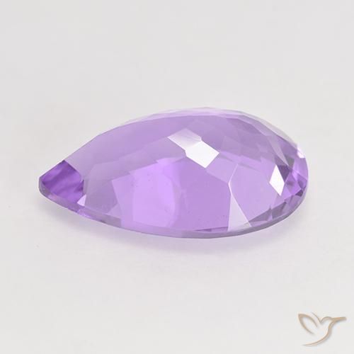 Amatista Violeta rosado natural de 4.87 ct, En forma de pera, VVS-VS