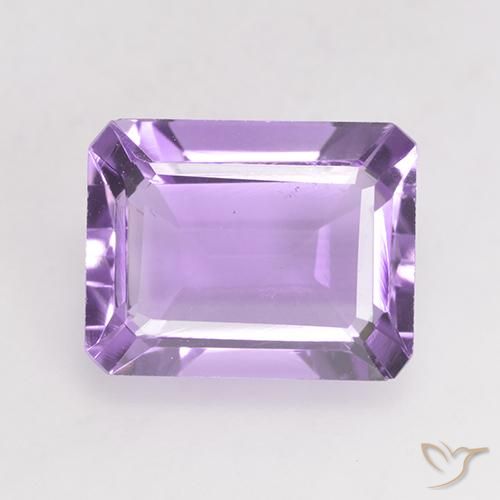 2.02ct Natural Violeta medio Amatista, corte esmeralda, VS