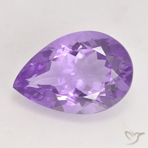 5.07ct Natural Violeta rosado Amatista, En forma de pera, VVS-VS