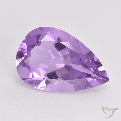 4.68ct Natural Violeta medio Amatista, En forma de pera, VVS-VS
