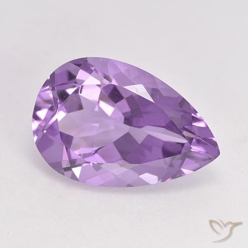 4.94ct Natural Violeta medio Amatista, En forma de pera, VVS-VS