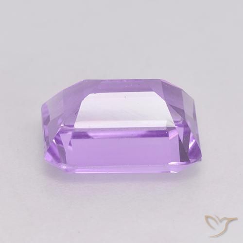 Amatista Violeta medio natural de 2.18 ct, Corte Octágono / Esmeralda, VVS-VS