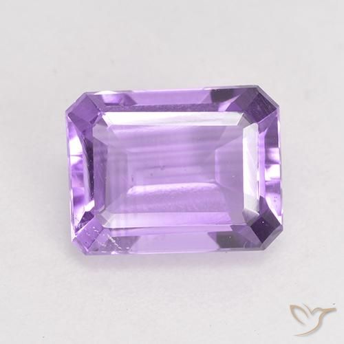 1.99ct Natural Violeta medio Amatista, corte esmeralda, VS