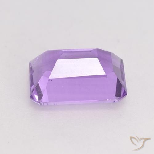 Amatista Violeta medio natural de 1.99 ct, Corte Octágono / Esmeralda, VS
