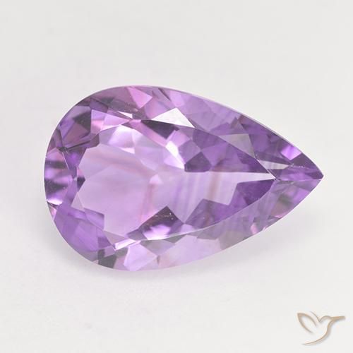 4.78ct Natural Violeta rosado Amatista, En forma de pera, VVS-VS