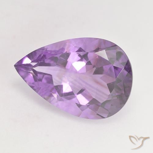 Amatista Violeta rosado natural de 4.78 ct, En forma de pera, VVS-VS