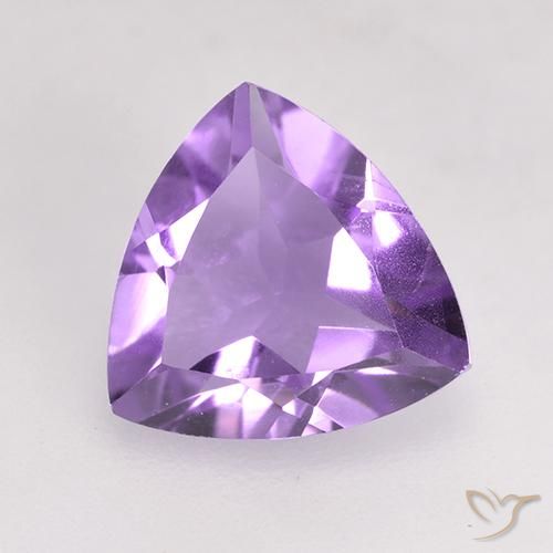 Amatista Violeta medio natural de 1.51 ct, Trillón, VS