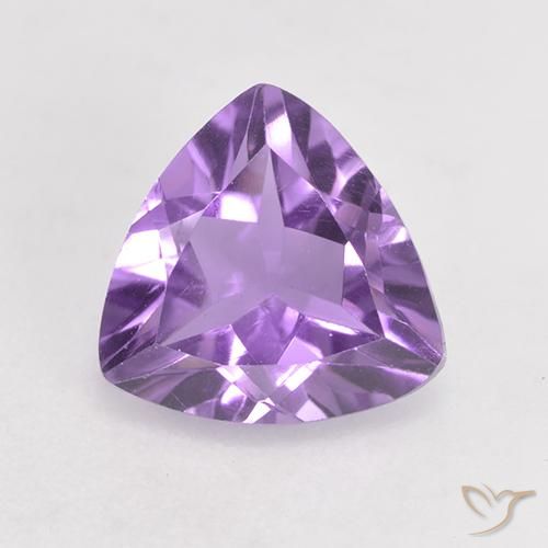 1.56ct Natural Violeta oscuro Amatista, Trillón, VS