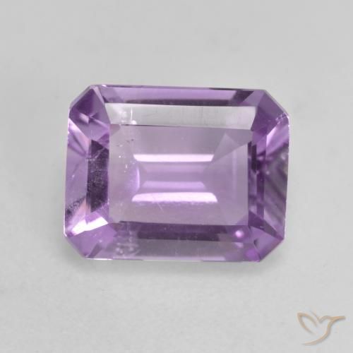 1.81ct Natural Violeta iris Amatista, corte esmeralda, VS