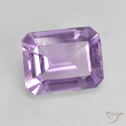 Amatista Violeta iris natural de 1.81 ct, Corte Octágono / Esmeralda, VS