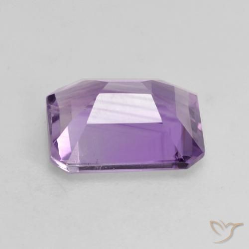 Amatista Violeta iris natural de 1.81 ct, Corte Octágono / Esmeralda, VS