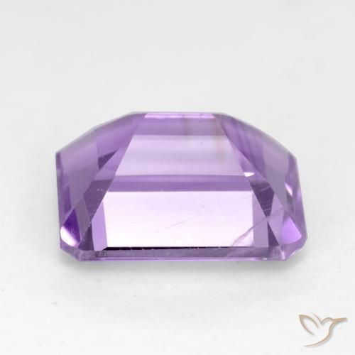Amatista Violeta claro natural de 2.09 ct, Corte Octágono / Esmeralda, VS