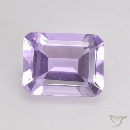 1.97ct Natural Violeta claro Amatista, corte esmeralda, VS