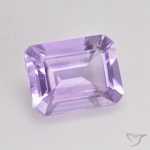 Amatista Violeta claro natural de 1.97 ct, Corte Octágono / Esmeralda, VS