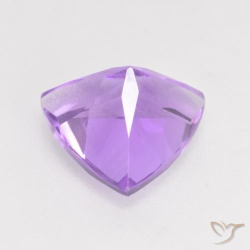 Amatista Violeta medio natural de 1.60 ct, Trillón, VS