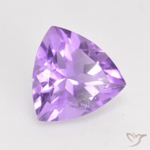 Amatista Violeta medio natural de 1.63 ct, Trillón, VS