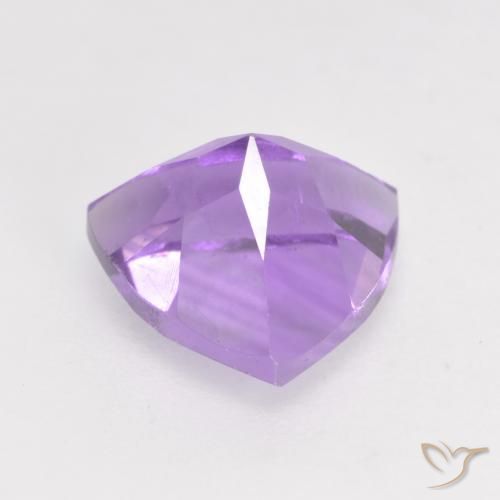 Amatista Violeta medio natural de 1.63 ct, Trillón, VS