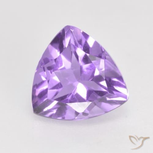 1.62ct Natural Violeta medio Amatista, Trillón, VVS-VS