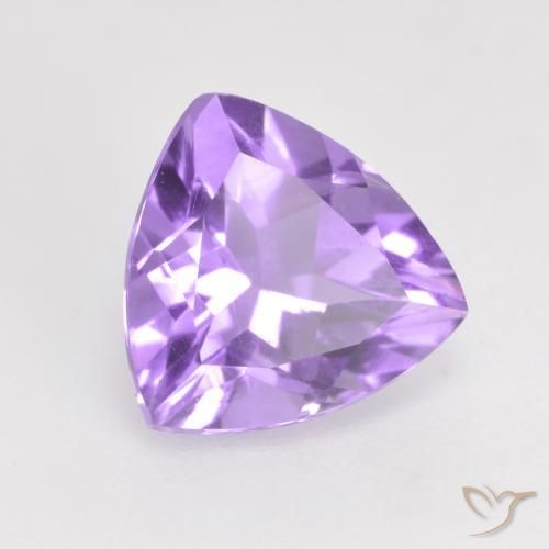 Amatista Violeta medio natural de 1.62 ct, Trillón, VVS-VS