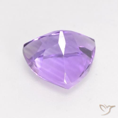 Amatista Violeta medio natural de 1.62 ct, Trillón, VVS-VS