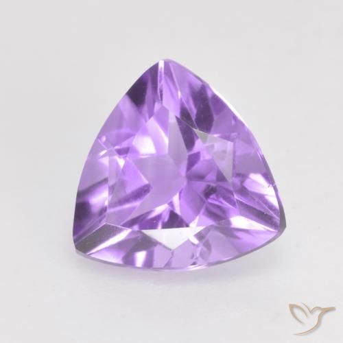 1.60ct Natural Violeta medio Amatista, Trillón, VVS-VS