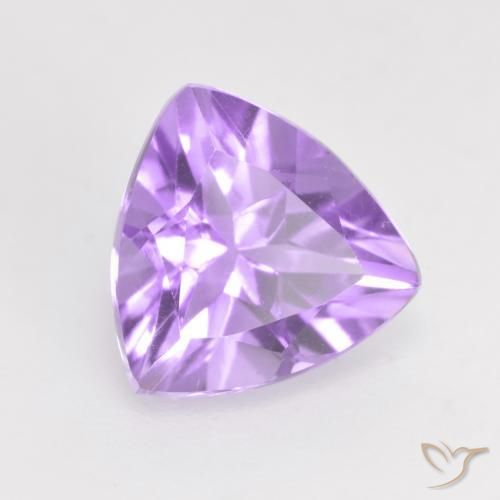 Amatista Violeta medio natural de 1.60 ct, Trillón, VVS-VS