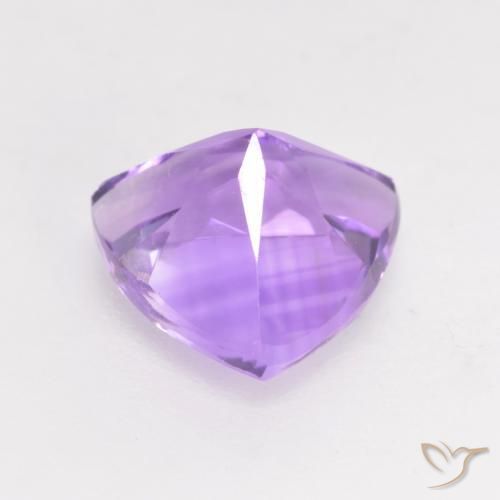 Amatista Violeta medio natural de 1.60 ct, Trillón, VVS-VS