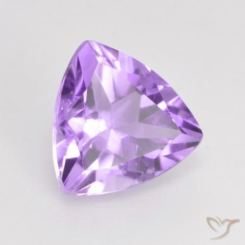 Amatista Violeta iris intenso natural de 1.69 ct, Trillón, VVS-VS
