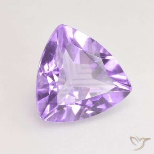 Amatista Violeta medio natural de 1.44 ct, Trillón, VS