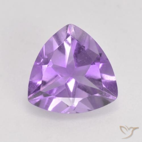 1.56ct Natural Violeta medio Amatista, Trillón, VS