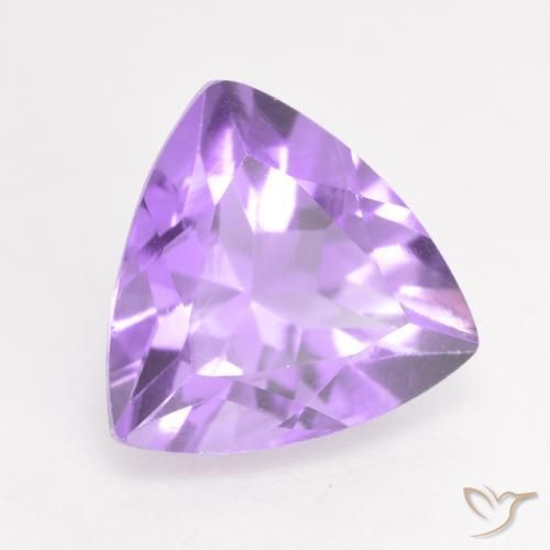 Amatista Violeta iris natural de 1.64 ct, Trillón, VS