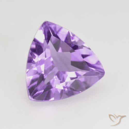 Amatista Violeta medio natural de 1.45 ct, Trillón, VS