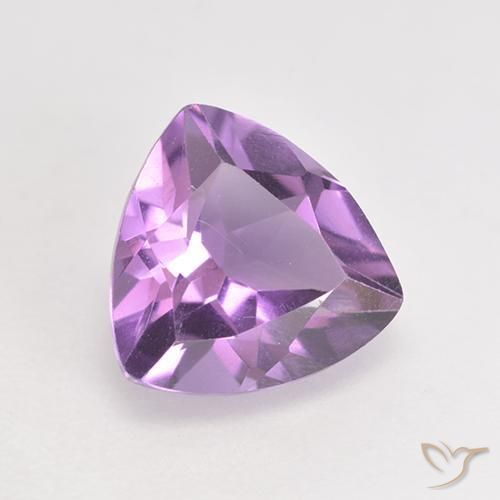 Amatista Violeta rosado natural de 1.61 ct, Trillón, VS
