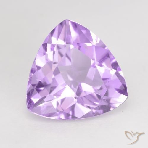 Amatista Violeta medio natural de 2.58 ct, Trillón, VS