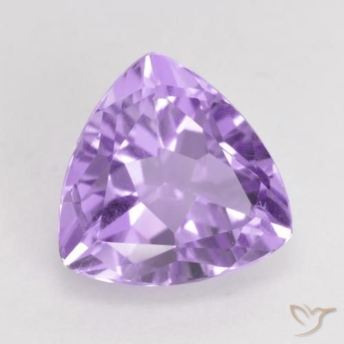 Amatista Violeta medio natural de 2.89 ct, Trillón, VVS-VS