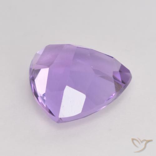 Amatista Violeta medio natural de 2.89 ct, Trillón, VVS-VS