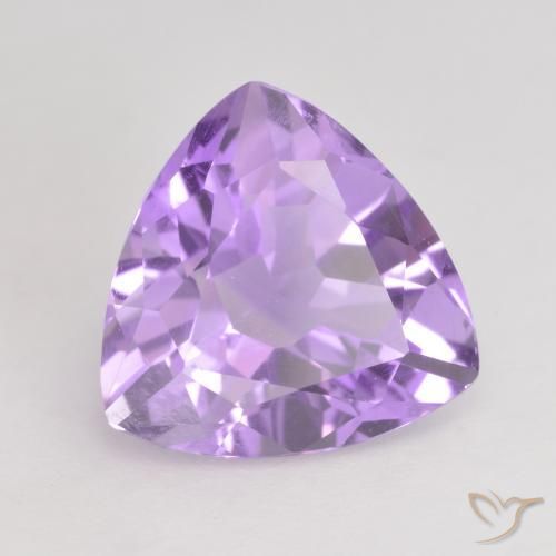 Amatista Violeta iris intenso natural de 2.74 ct, Trillón, VVS-VS