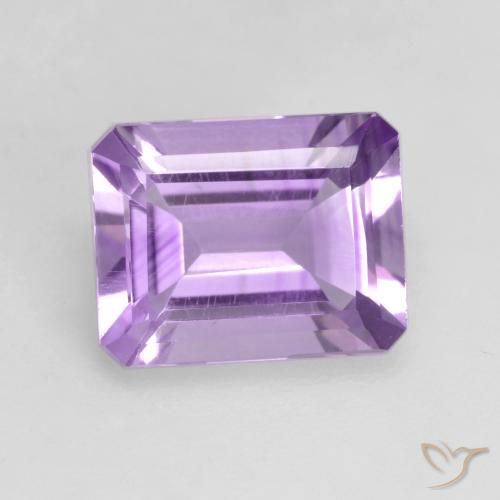 1.98ct Natural Violeta medio Amatista, corte esmeralda, VS