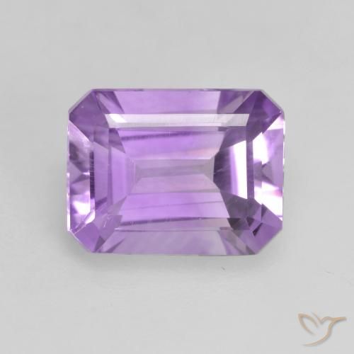 1.97ct Natural Violeta medio Amatista, corte esmeralda, VVS-VS