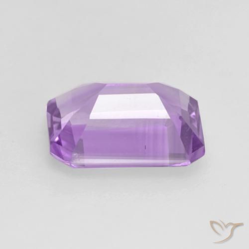 Amatista Violeta medio natural de 1.88 ct, Corte Octágono / Esmeralda, VVS-VS