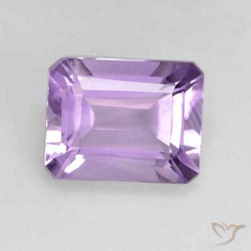 2.17ct Natural Violeta medio Amatista, corte esmeralda, VVS-VS