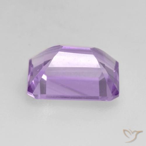 Amatista Violeta medio natural de 2.17 ct, Corte Octágono / Esmeralda, VVS-VS