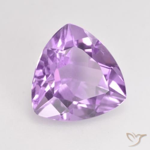 Amatista Violeta rosado natural de 2.89 ct, Trillón, VS