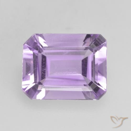 2.07ct Natural Violeta iris intenso Amatista, corte esmeralda, VVS-VS